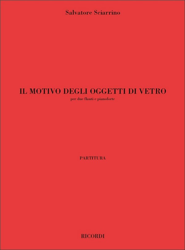 Front Cover Image Il Motivo Degli Oggetti Di Vetro