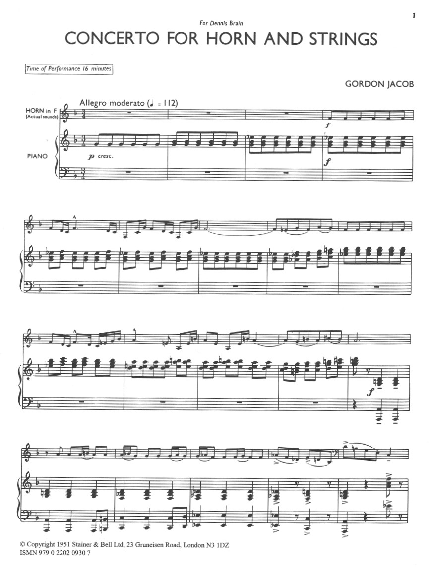 Other Cover Image Concerto for Horn and Strings