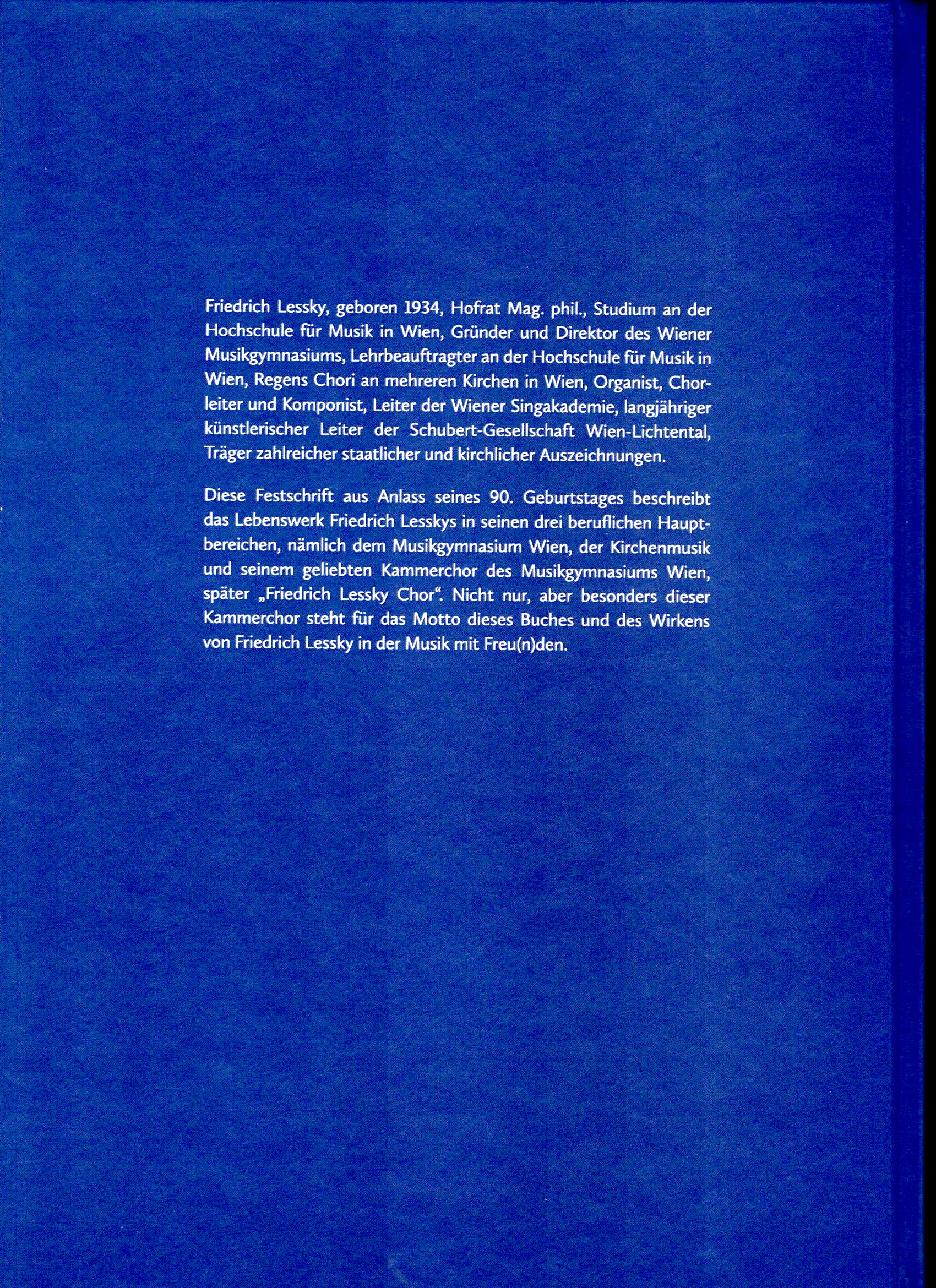 Other Cover Image Friedrich Lessky