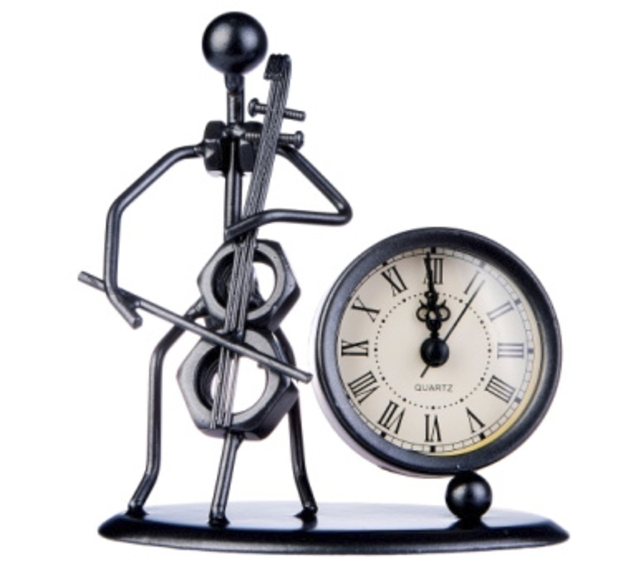 Front Cover Image Skulptur mit Uhr und Cello