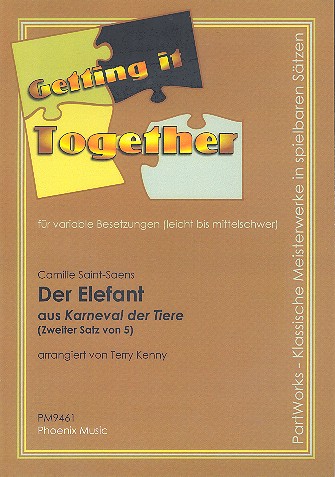 Front Cover Image Der Elefant aus Karneval der Tiere