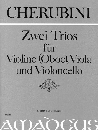 Front Cover Image Zwei Trios in G-dur und C-dur