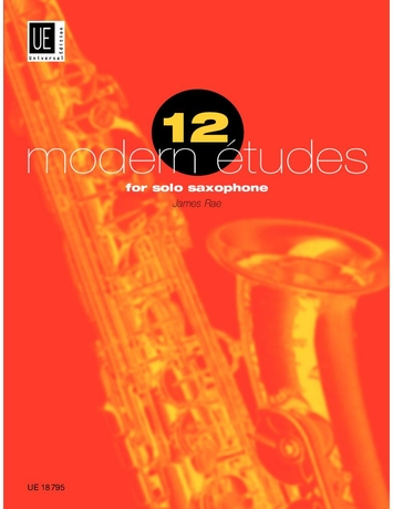 Front Cover Image 12 Modern Etudes für Saxophon