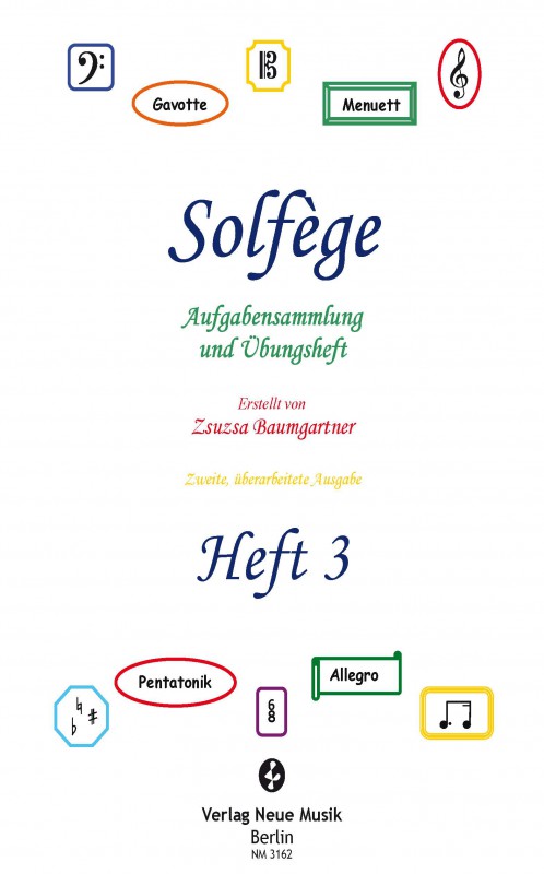 Front Cover Image Solfege - Heft 3