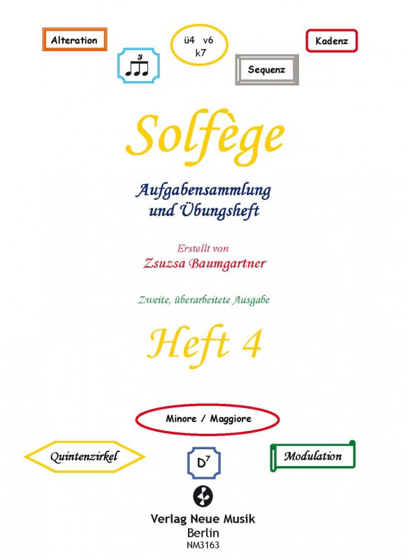 Front Cover Image Solfège. Heft 4