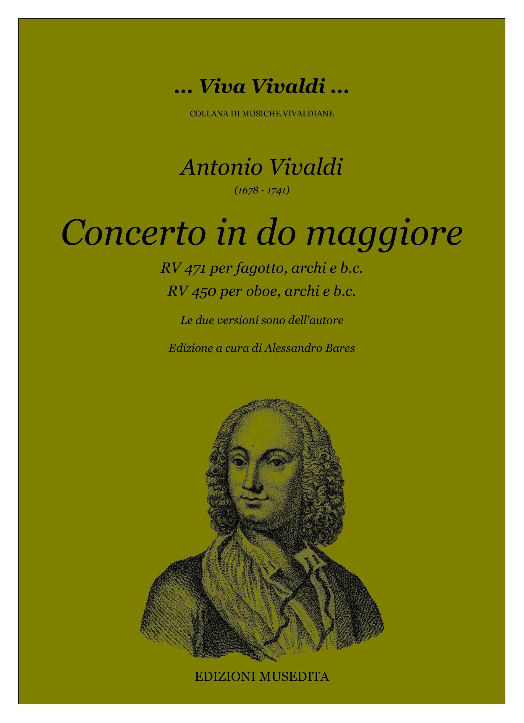 Front Cover Image Concerto per fagotto RV 471 - Concerto per oboe RV 450