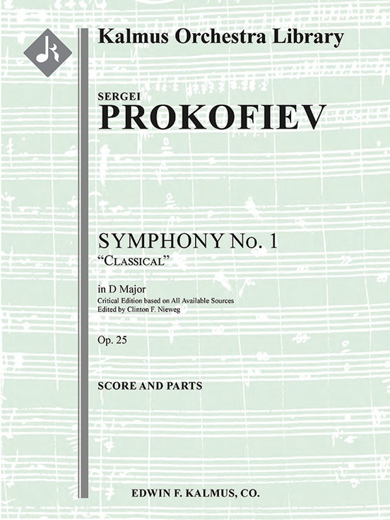 Front Cover Image Sinfonie Nr.1 „Symphonie Classique“ op. 25