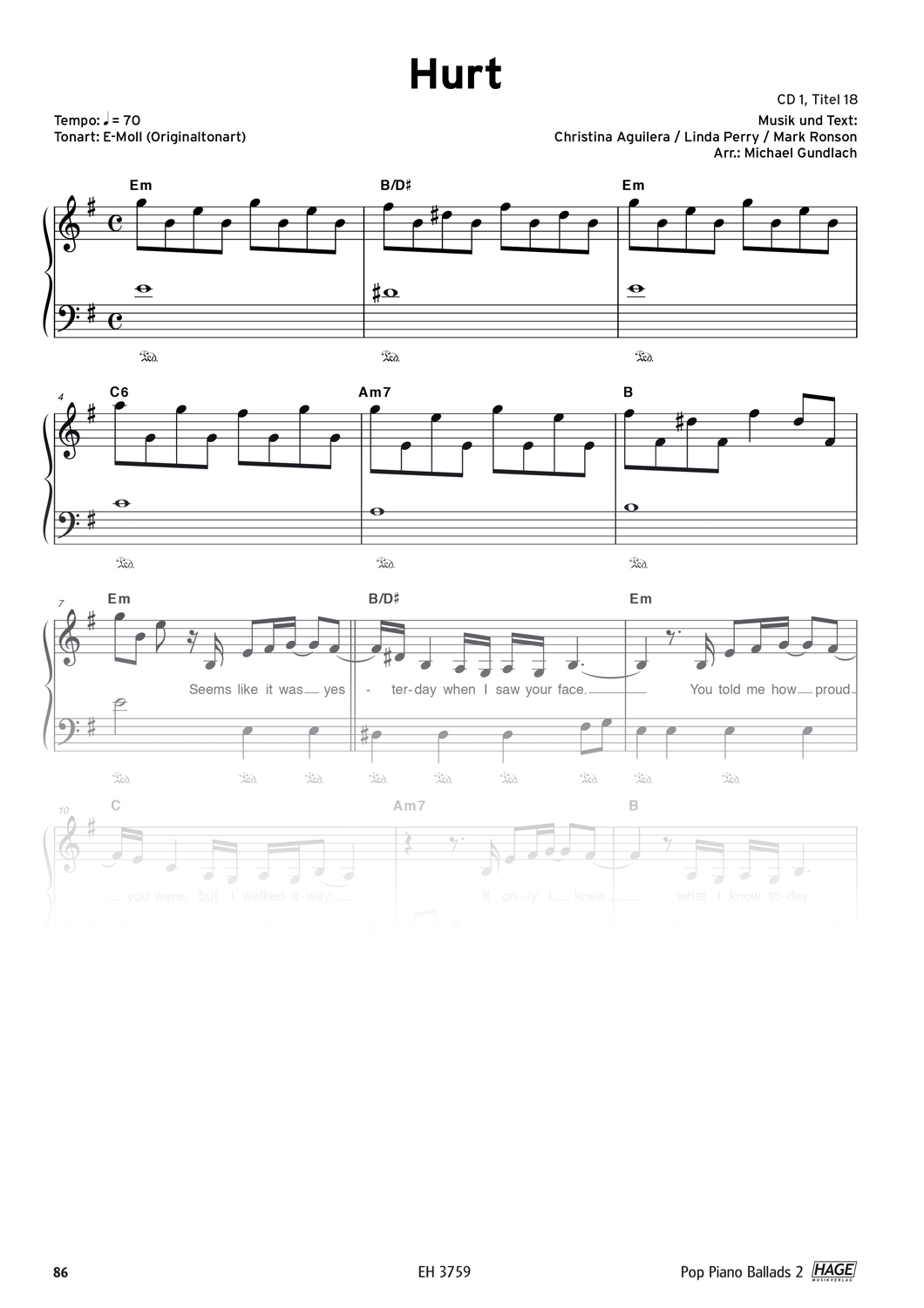 Other Cover Image Pop Piano Ballads 2