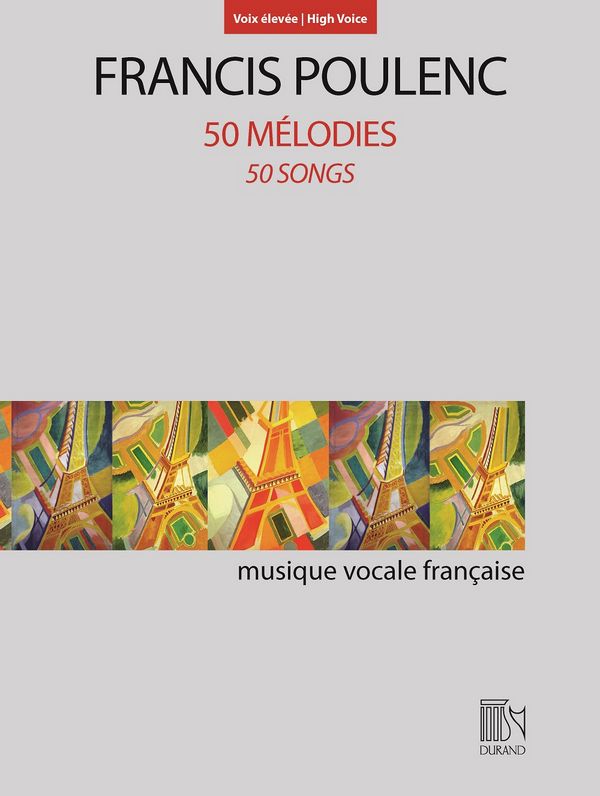 Front Cover Image 50 Mélodies