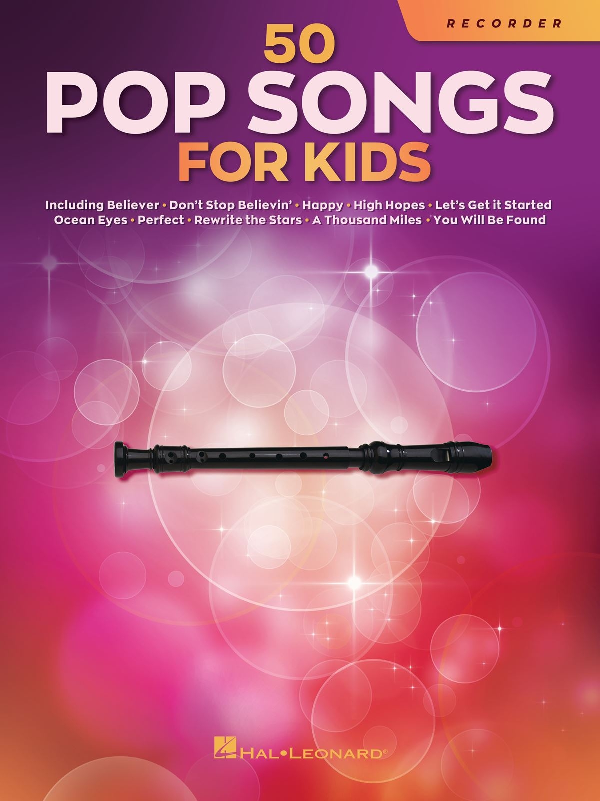 Front Cover Image 50 Pop Songs for Kids