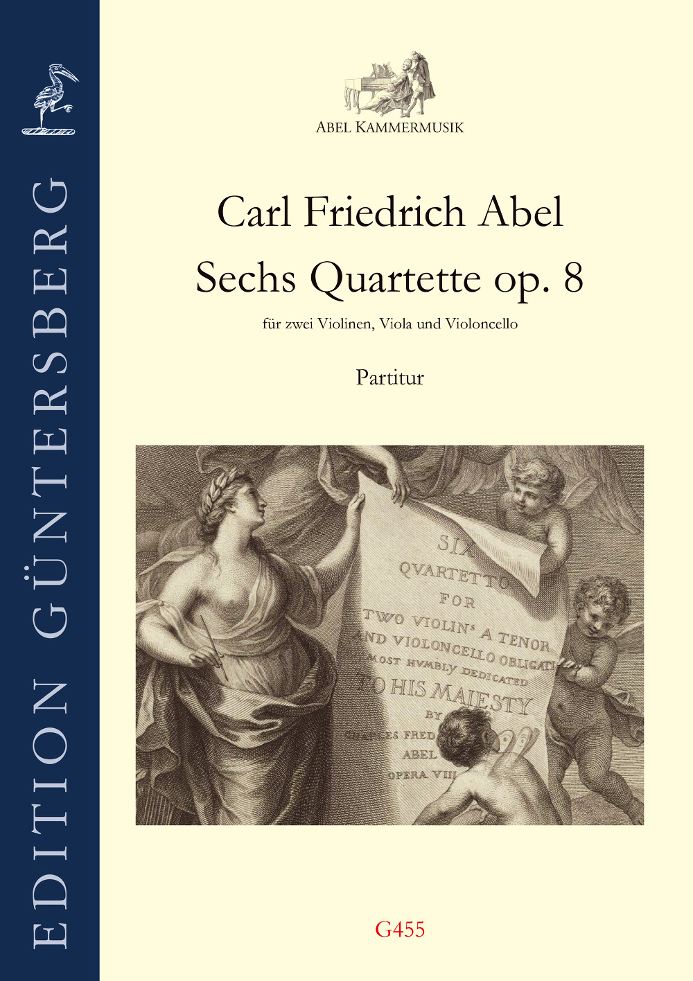 Front Cover Image Sechs Quartette op. 8 AbelWV D1-6
