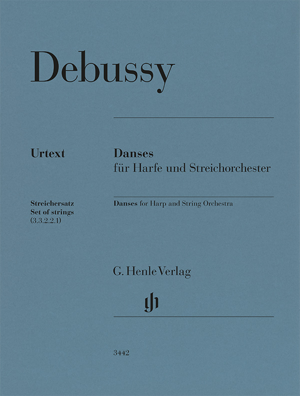 Front Cover Image Danses für Harfe und Streichorchester