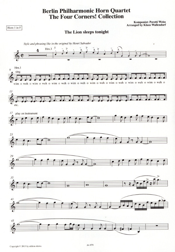 Other Cover Image The Lion Sleeps Tonight