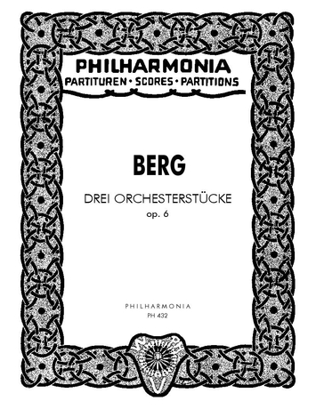 Front Cover Image Drei Orchesterstücke für Orchester op. 6 (1914/1929)