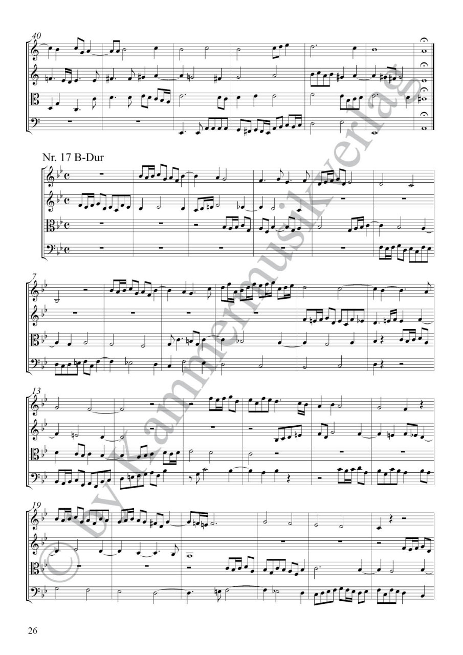 Other Cover Image 18 vierstimmige Fugen für 2 Violinen, Viola und Violoncello