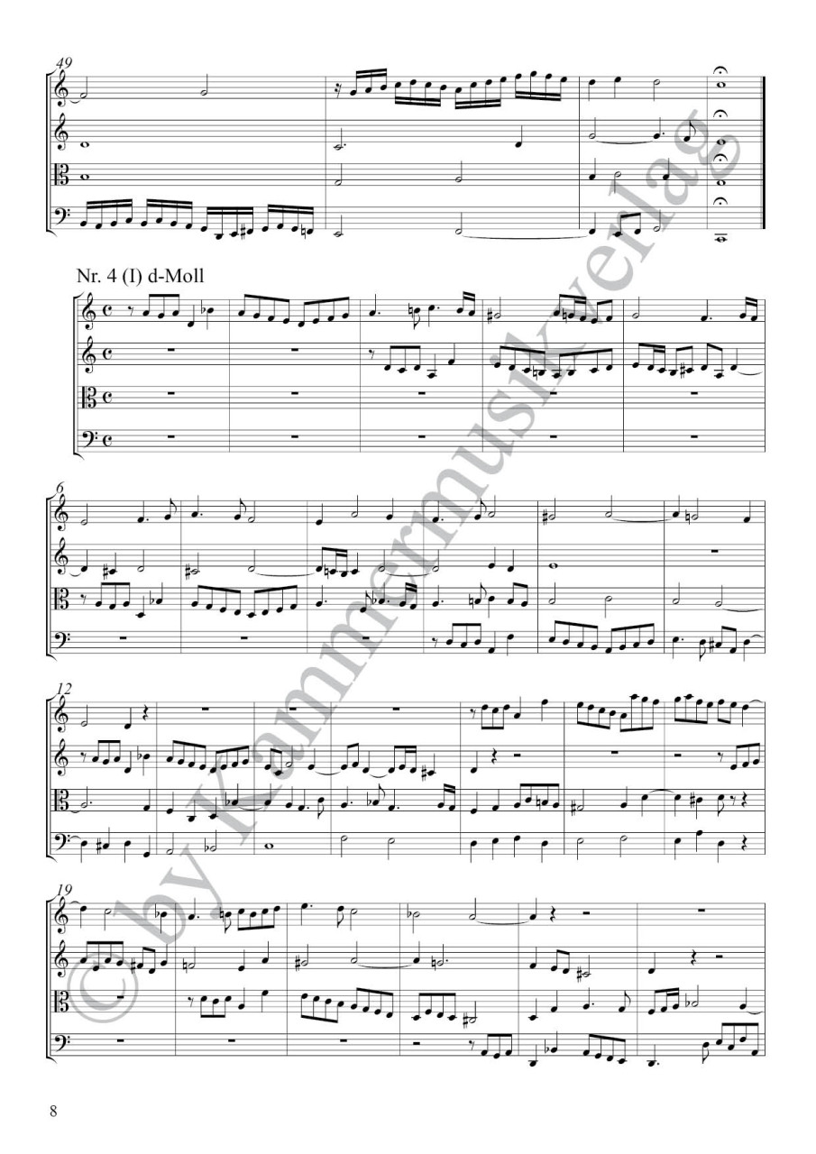 Other Cover Image 18 vierstimmige Fugen für 2 Violinen, Viola und Violoncello