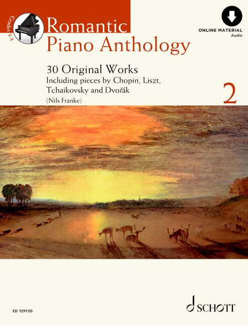 Front Cover Image Romantic Piano Anthology, Band 2