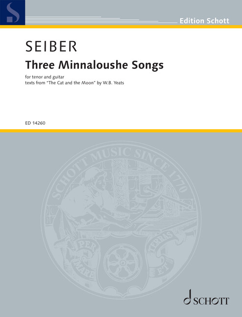 Front Cover Image Three Minnaloushe Songs