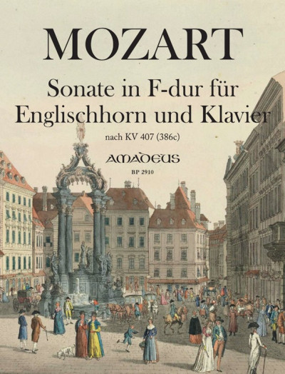 Front Cover Image Sonate in F-dur, nach KV 407 (386c) für Englischhorn und Klavier