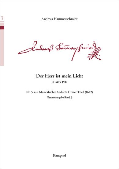 Other Cover Image Musicalischer Andachten Dritter Theil HaWV 155–185 (1642)