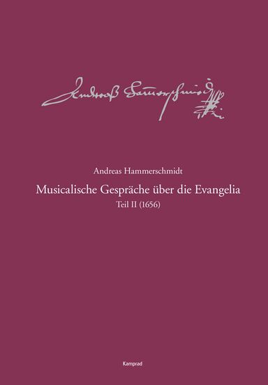 Front Cover Image Musicalische Gespräche über die Evangelia, Teil 2 (1656)