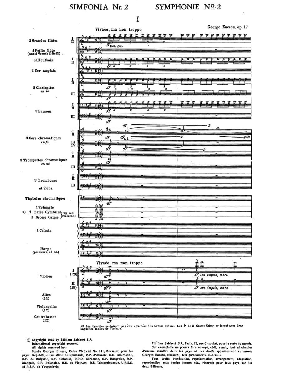 Front Cover Image Symphonie Nr. 2 A-Dur op. 17