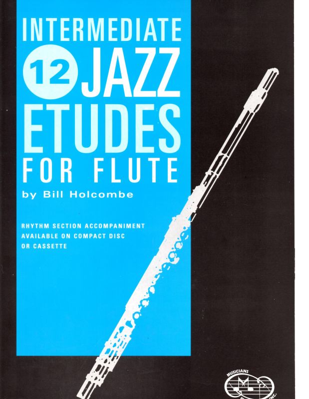 Front Cover Image 12 Intermediate Jazz Etudes for Flute