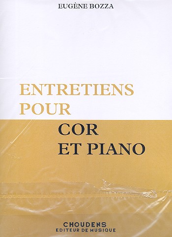 Front Cover Image Entretiens pour cor et piano