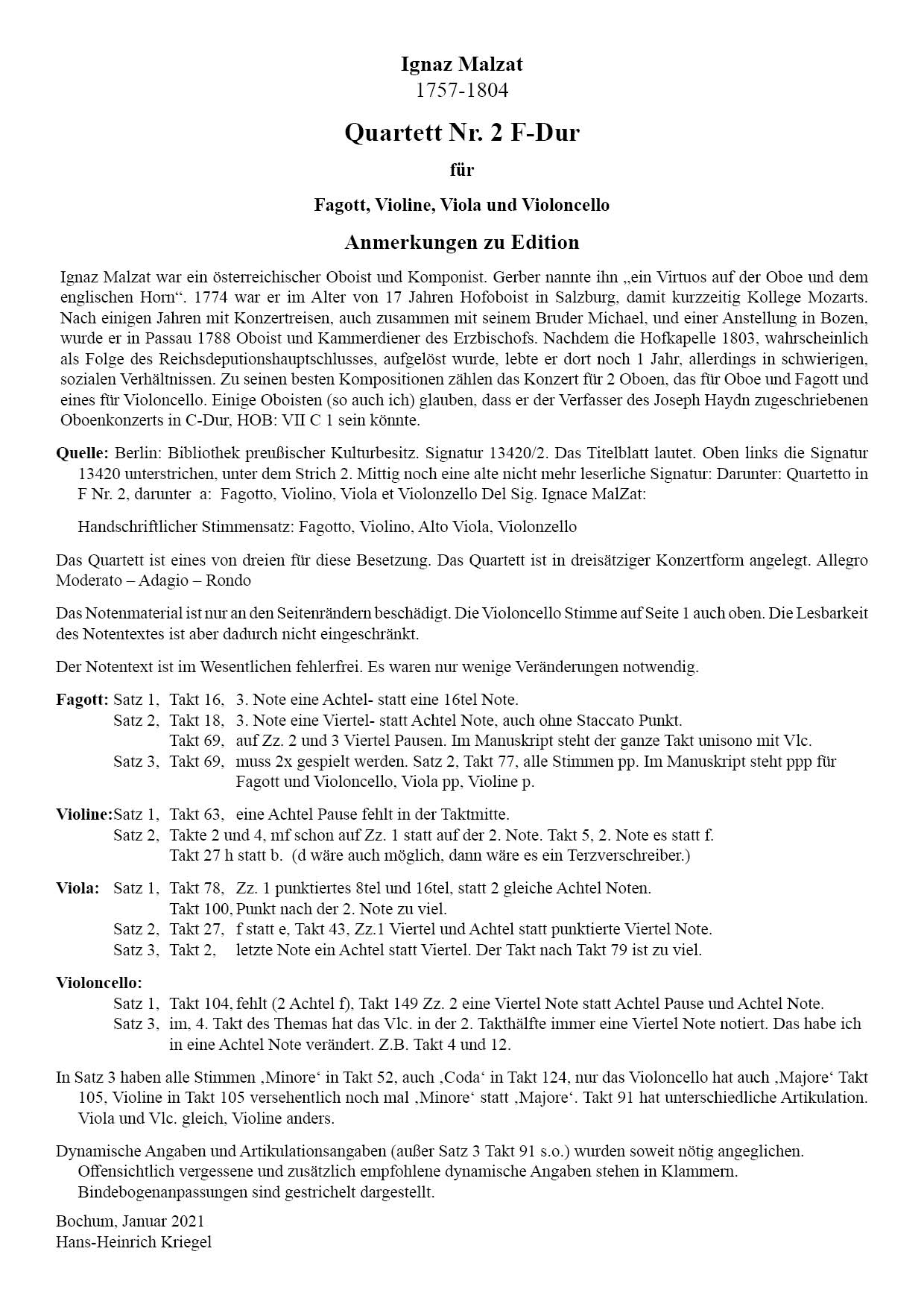 Other Cover Image Quartett Nr. 2 F-Dur