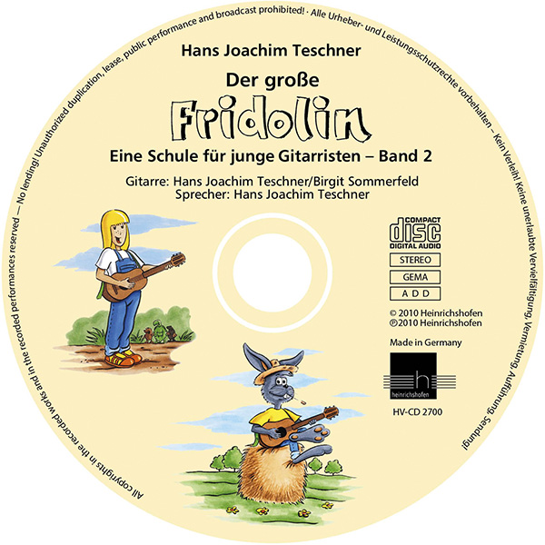 Front Cover Image CD zum Großen Fridolin