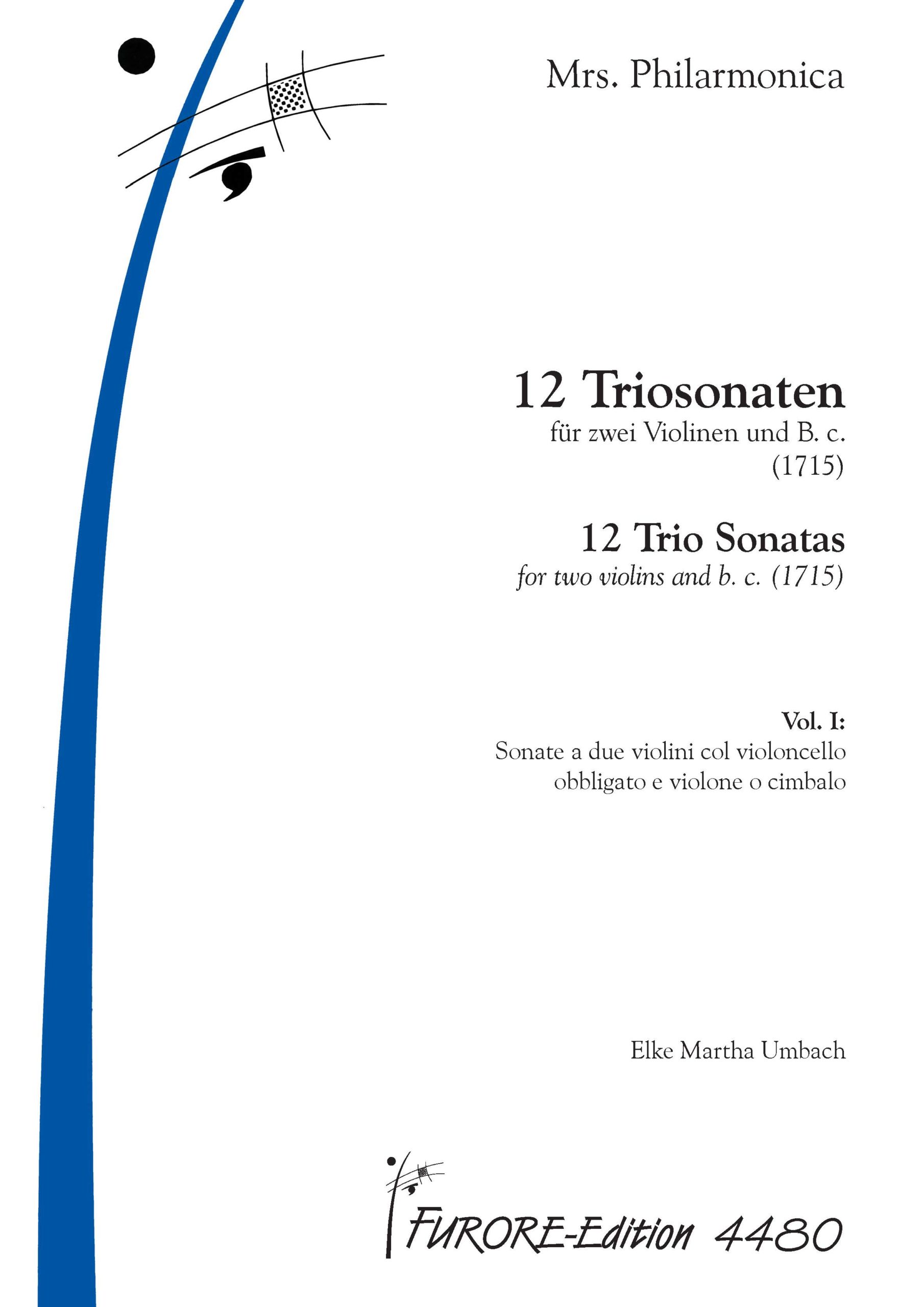Front Cover Image Triosonaten Vol I: Sonates