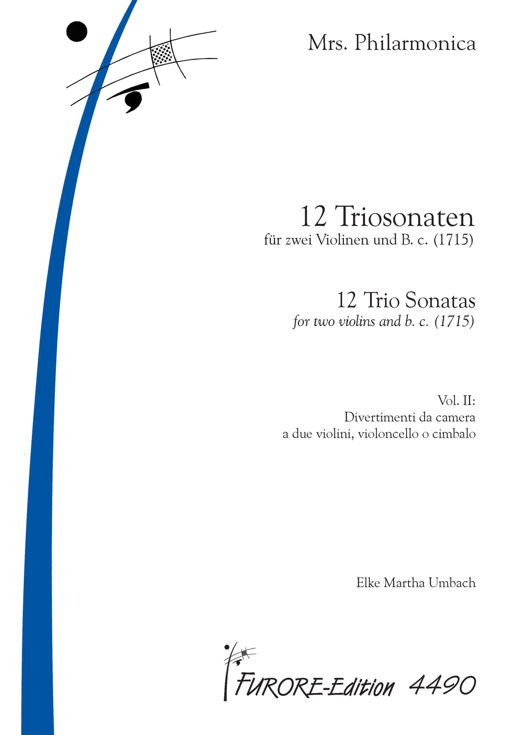 Front Cover Image Triosonaten Vol II: Divertimenti da camera