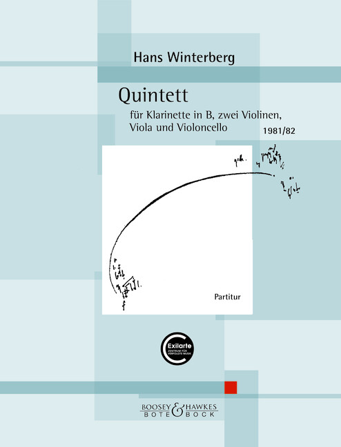 Front Cover Image Quintett für Klarinette, 2 Violinen, Viola und Violoncello