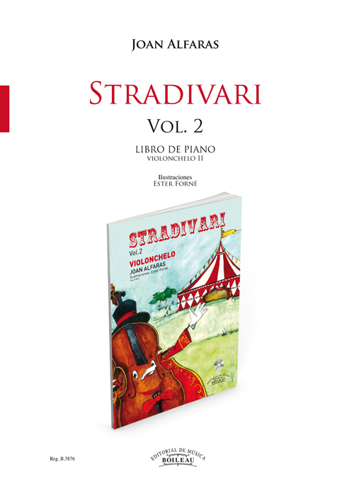 Front Cover Image Stradivari Violonchelo vol. 2 Acompañamiento - Castellano
