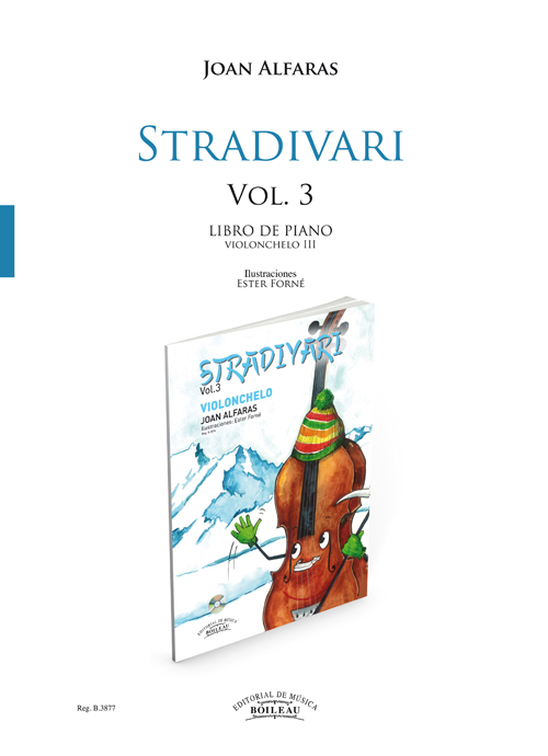 Front Cover Image Stradivari Violonchelo vol. 3 Acompañamiento - Castellano
