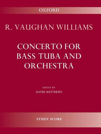 Front Cover Image Concerto for bass tuba and orchestra