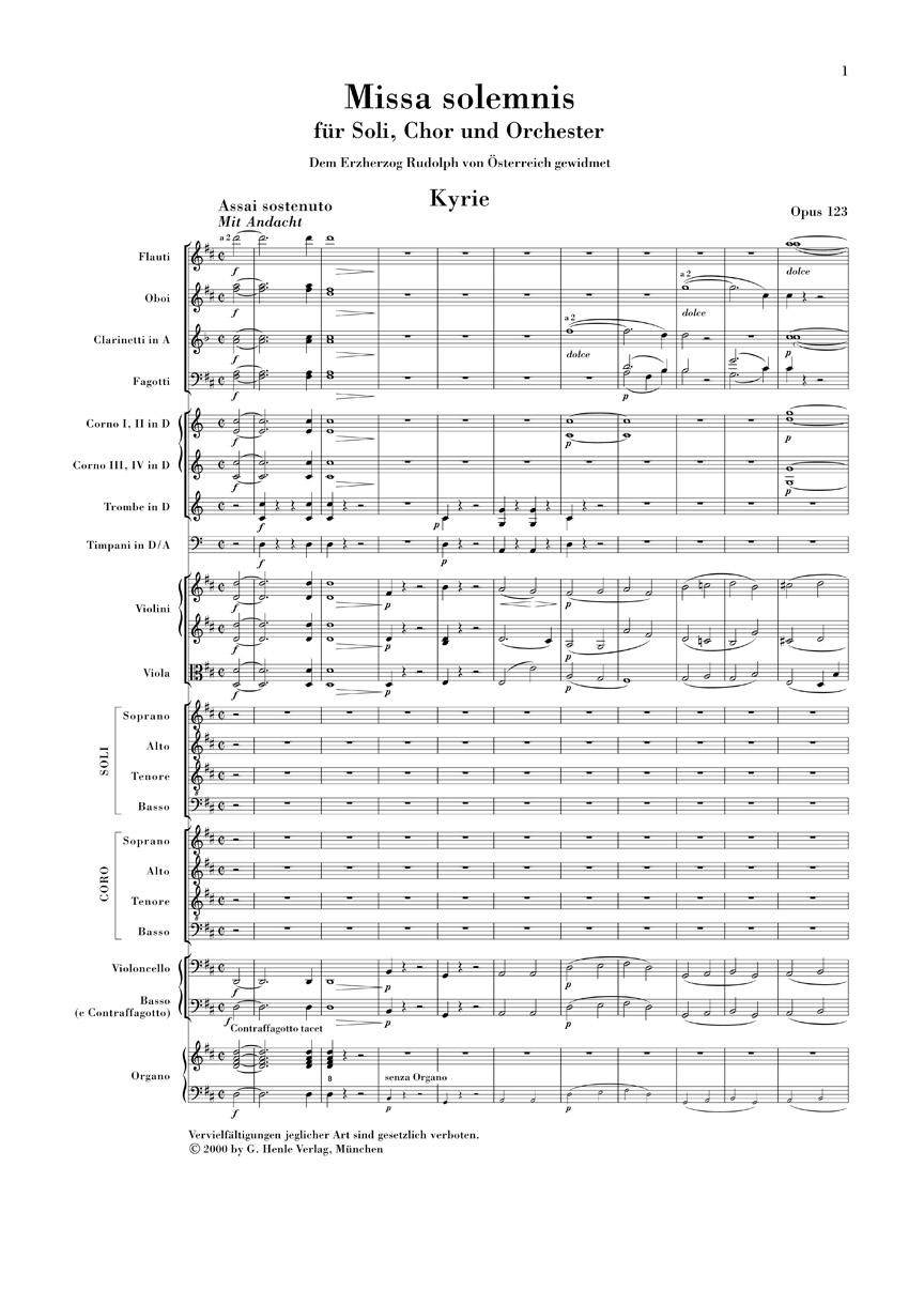 Other Cover Image Missa solemnis D-dur op. 123