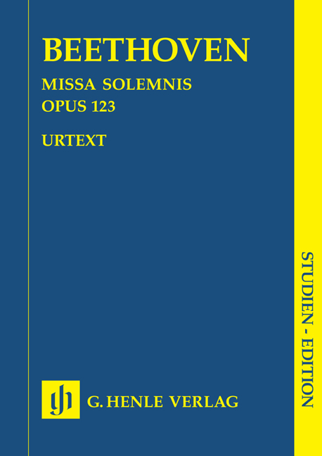 Front Cover Image Missa solemnis D-dur op. 123