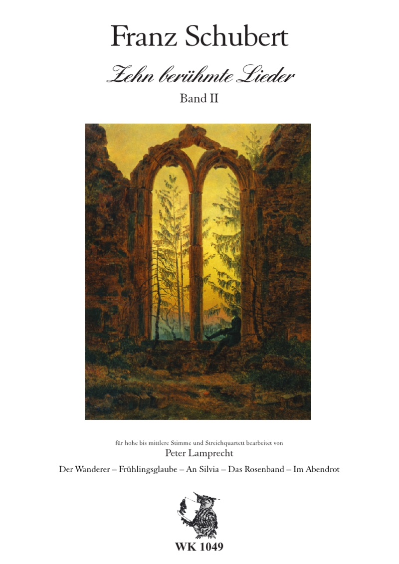 Front Cover Image 10 Lieder für Gesang und Streichquartett - Heft 2