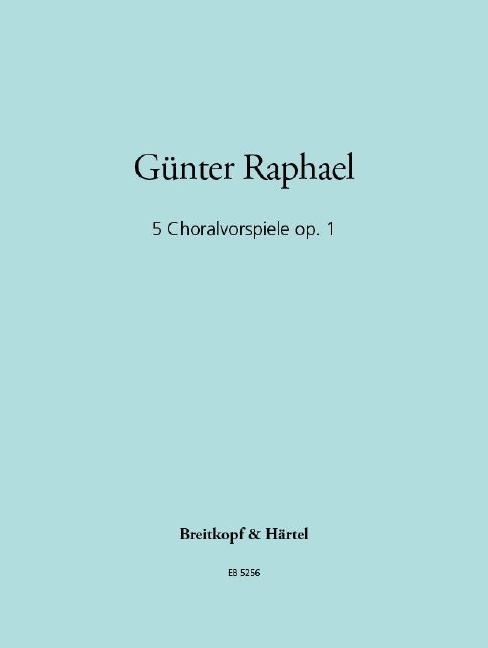 Other Cover Image Fünf Choralvorspiele op. 1