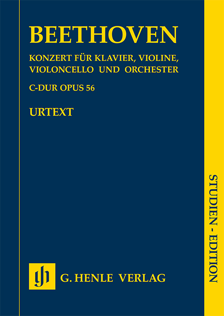 Front Cover Image Konzert für Klavier, Violine, Violoncello und Orchester C-dur op. 56 "Tripelkonzert"