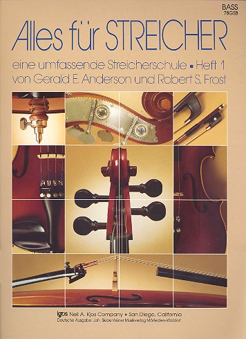Front Cover Image Alles für Streicher Band 1 - Kontrabass