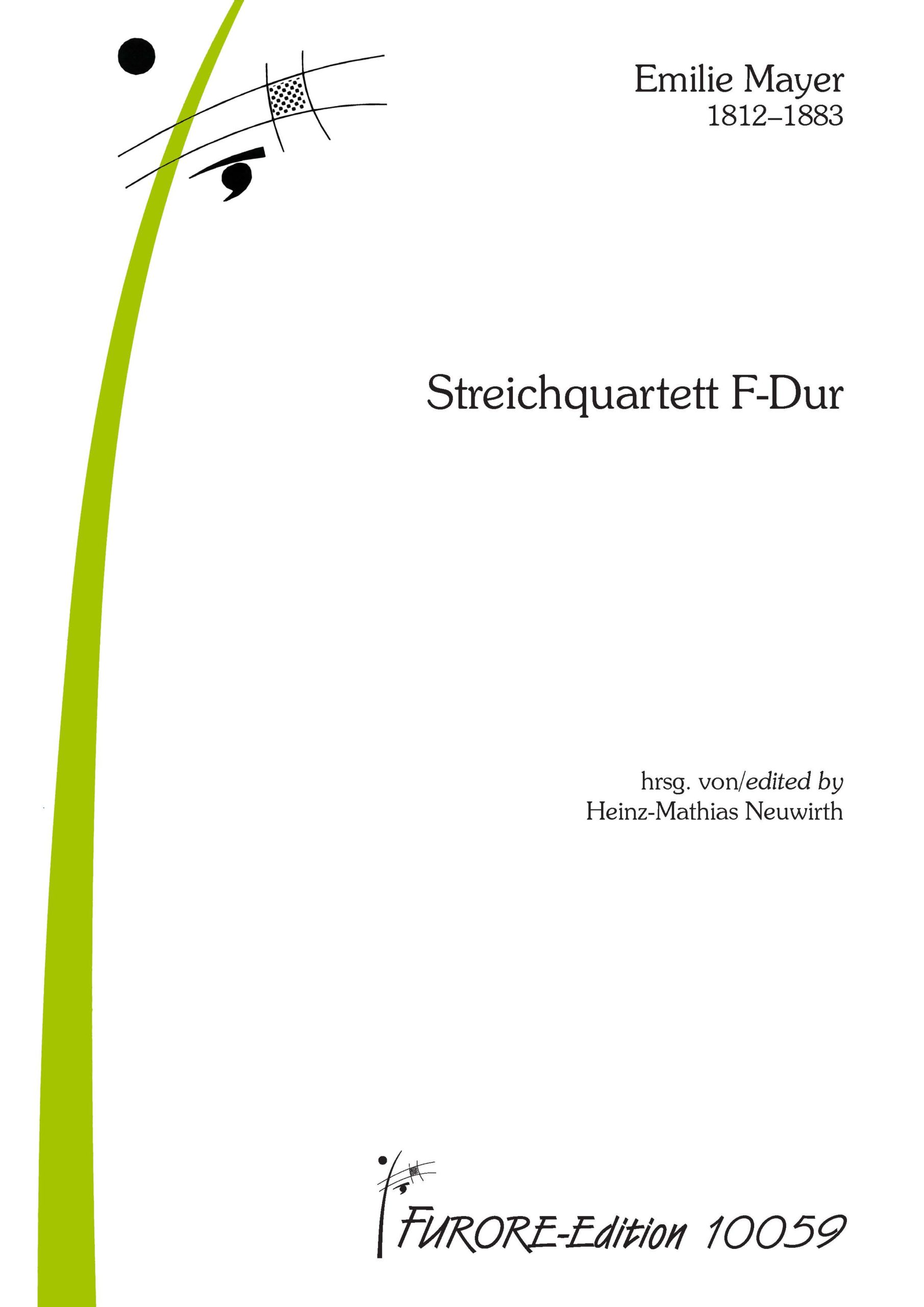 Front Cover Image Streichquartett F-Dur