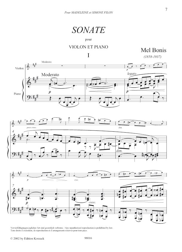 Other Cover Image Sonate