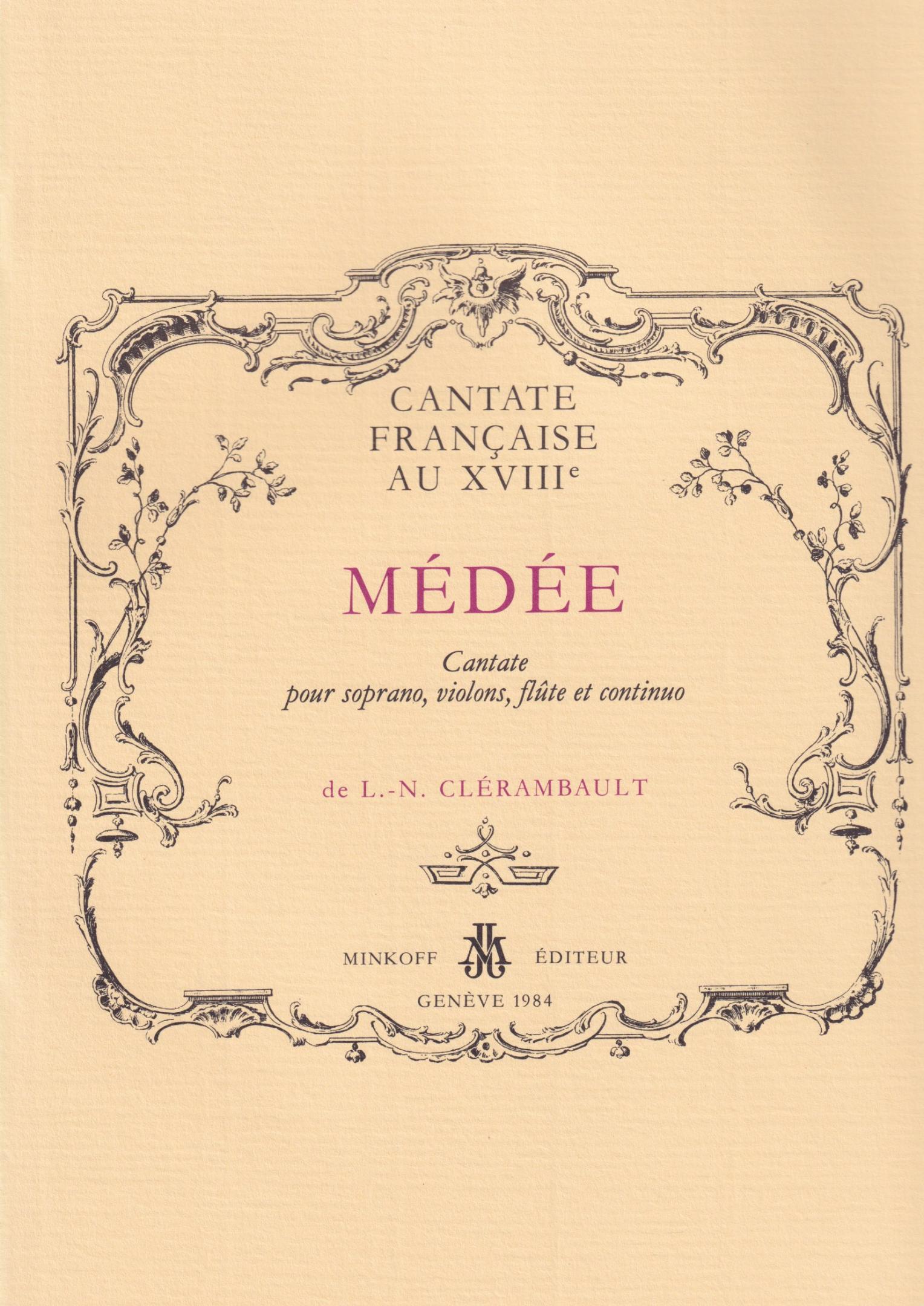 Front Cover Image Médée