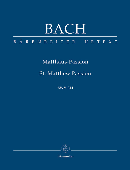 Front Cover Image Matthäus-Passion BWV 244