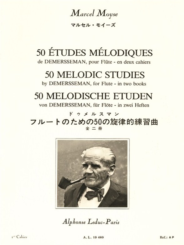 Front Cover Image 50 Etudes Melodiques de Demersseman op. 4, Volume 1