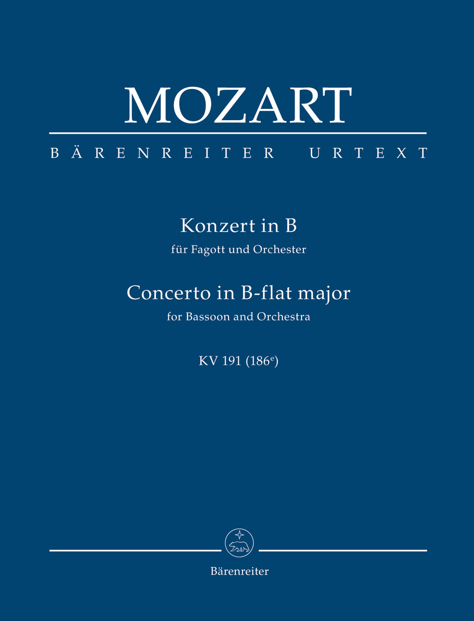 Other Cover Image Konzert für Fagott und Orchester B-Dur KV 191 (186e)