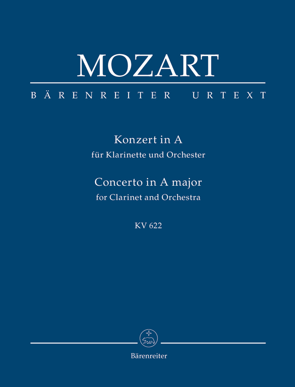 Front Cover Image Konzert für Klarinette und Orchester A-Dur KV 622