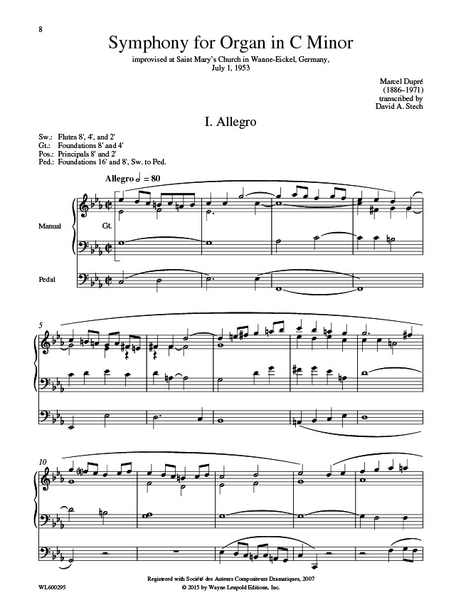 Other Cover Image Legendary Organ Improvisations, Volume 5